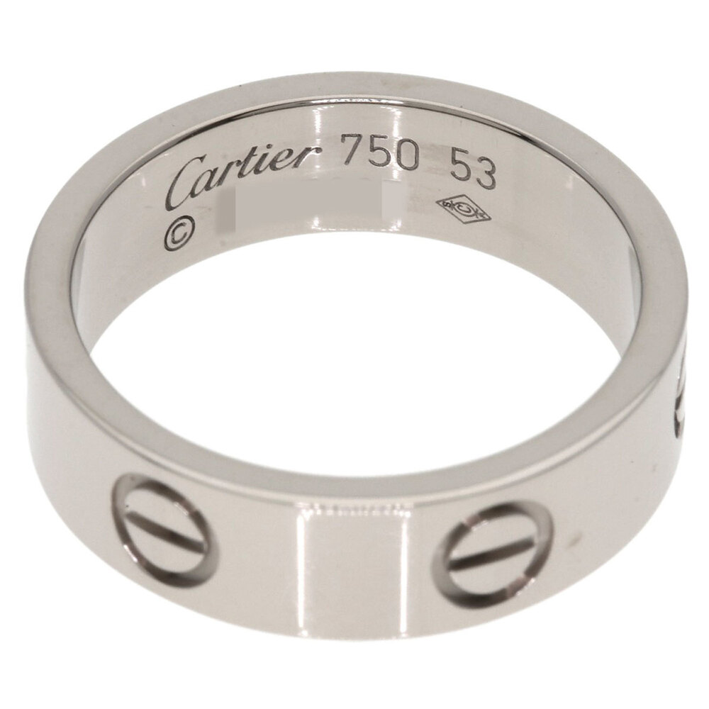 CARTIER Authentic 18k Silver Love Ring #53 - Picture 4 of 7
